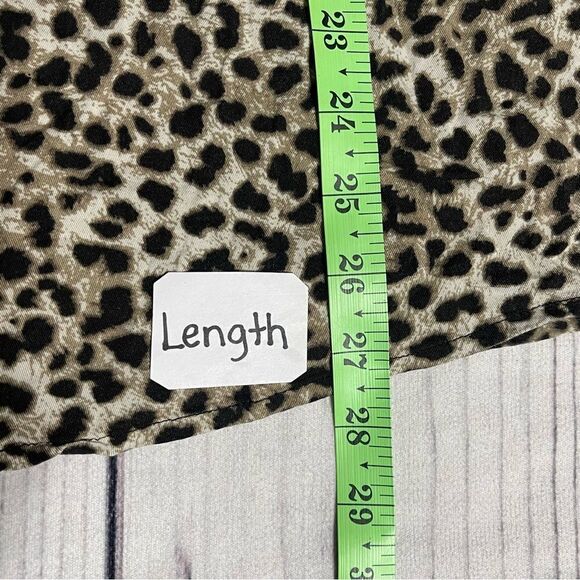 Torrid Ava Stretch Challis Cami Chee Leopard Size 4 (4X) - Picture 8 of 9